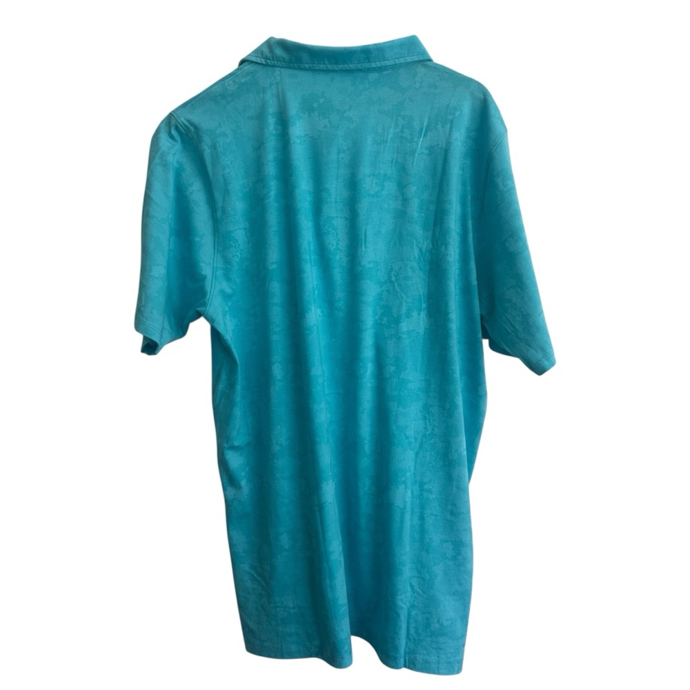 bdraddy mens polo shirt blue green large gil polo golf Athleisure cool new - Picture 12 of 13
